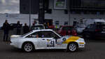 Opel Manta 400, Fahrer: PEUKER, Wolfgang & KIKO, Frederick,  im Fahrerlager auf dem Nürburgring am 8.11.2025 Rallye Köln Ahrweiler