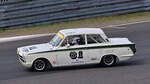 Lotus Ford Cortina, Historic Championship`65, gefahren werden Sprintrennen mit einer Renndauer von 2 x 30 Minuten bis 2 x 40 Minuten (je Veranstaltung).