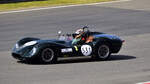  Lister Jaguar Knobbly, Historic Championship`65, gefahren werden Sprintrennen mit einer Renndauer von 2 x 30 Minuten bis 2 x 40 Minuten (je Veranstaltung).