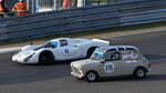  Morris Mini Cooper S 1275 wird vom  Porsche 907 �berholt, Historic Championship’ 81 (vormals HEC/HTGT) ist die �lteste, historische Rennserie in Deutschland.