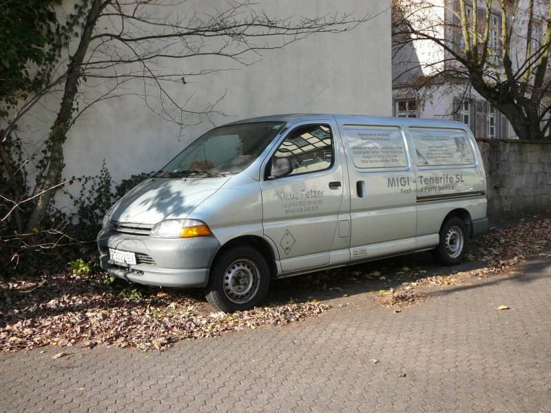 Toyota Hiace gesehen in 36129 Gersfeld