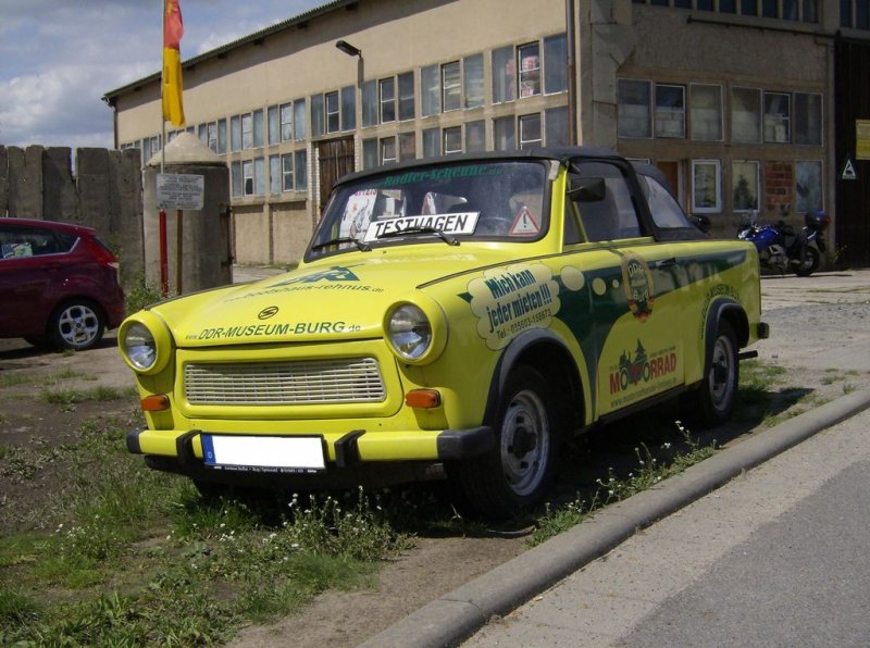 Trabant 601, als Werbefahrzeug fr Museum in Burg (Spreewald)