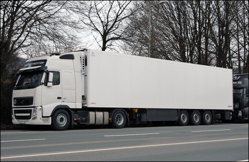 VOLVO FH 480PS Euro5 aus Russland. Positiv aufallend war der Pflegezustand der Fahrzeuge.