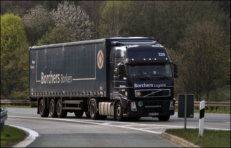 VOLVO FH von BORCHERS Borken Logistik. (14.04.2009)