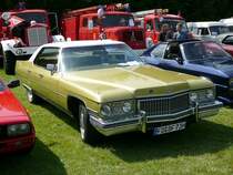 Cadillac Sedan de Ville, Jahrgang 1973, anl. der 1. Oldtimerausstellung in 36119 Neuhof - Hattenhof am 31.08.08 
