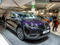 Renault Espace. Foto: 08.11.2014 Auto Zürich 2014 Show.