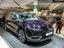 Renault Espace. Foto: 08.11.2014 Auto Zürich 2014 Show.