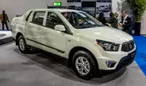 SsangYong Actyon Sports Pick Up, gesehen auf dem Auto Zürich 2014