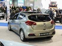 Kia Ceed (2012) Rückansicht. Aufnahme: Auto Zürich 2014