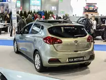 Kia Ceed (2012) Rückansicht. Aufnahme: Auto Zürich 2014