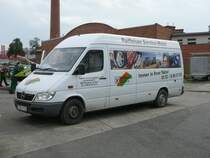 Mercedes Benz 313 CDI als Service-Mobil der Raiffeisenwerkstatt Burghaun-Gruben am 10.09.08 in Fulda