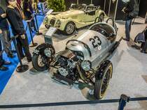 Morgan 3 Wheeler. Aufnahme: Auto Zürich 2014