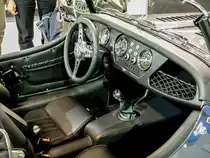 Morgan Plus 4 Interior. Aufnahme: Auto Zürich 2014