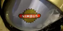 Fisker&Nielsen, Tankemblem am Oldtimer-Motorrad  Nimbus , die d�nische Firma in Kopenhagen baute die Tourenmaschine mit 4-Zyl.Reihenmotor unver�ndert von 1920-57!, Nov.2014