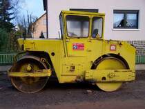 ABG 128 auf einer Straßenbaustelle in Schweich am 10.12.2006