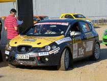 Seat Leon FR TDI im Servicepark der Deutschland-Rallye am 20.08.2011