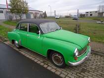 Wartburg 1000 in Fließem am 01.11.2012