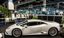 Lamborghini Huracn, ausgestellt auf dem Auto Zrich 2014.