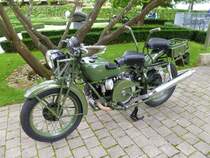 Moto Guzzi, wahrscheinlich eine Superalce bei den Luxembourg Classic Days 2014 in Mondorf, aufgenommen am 31.08.