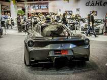 Ferrari 458 Italia (Heckansicht) von Novitec. Foto: Auto Zürich 2014