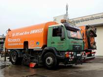 MAN mit Aufbau zur Hochdruck-Straßenreinigung; 140405