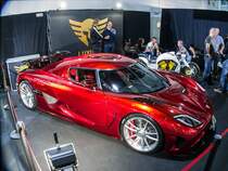 Koenigsegg Agera R, ausgestellt auf dem Auto Zürich 2014.