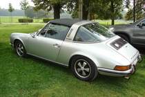 Porsche 911 Targa 2.4 von 1973. Schloß Nordkirchen im Münsterland am 05.09.2014.
