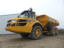 Volvo A 30G übers Wochenende abgestellt in Wellen am 23.11.2014