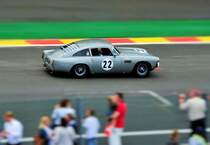 ASTON MARTIN DB4, 3670ccm, Fahrer: MILLER George (GB) GOBLE Les (GB),bei den SPA SIX HOURS Classic Endurance Race am 20.Sep.2014