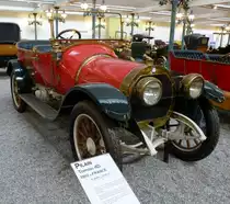 Pilain 4D, franz�sischer Oldtimer, Baujahr 1910, 4-Zyl.Motor mit 6759ccm, Automobilmuseum M�lhausen, Nov.2014