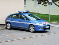 Streifenwagen Citreon C4 am 21/12/2014 in Schwindratzheim abgelichtet....