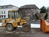 Zettelmeyer ZL 602 Serie C auf einem Parkplatz in Saarburg am 27.01.2013