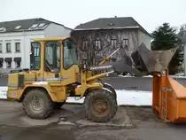 Zettelmeyer ZL 602 Serie C auf einem Parkplatz in Saarburg am 27.01.2013
