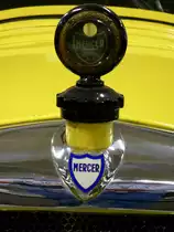 Mercer Motor Cars, K�hlerfigur mit K�hlwasseranzeiger und Logo an einem Oldtimer-PKW der US-amerikanischen Firma, Baujahr 1922, Dez.2014 