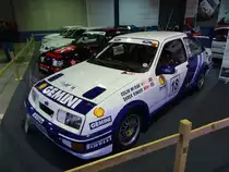 Ford Sierra RS Cosworth (Colin McRae / Derek Ringer) auf der International Motor Show in Luxembourg am 13.12.2014