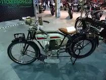 Gillet Motorrad auf der International Motor Show in Luxembourg am 13.12.2014