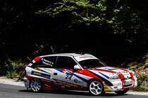 Opel Astra F, gesehen auf dem Rallye Sprnt am 20.07.2014.