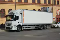 WTL 123 (Mercedes Benz Antos) steht am 19.09.2014 in der Innenstadt von Norrköping. WTL 123 (Mercedes Benz Antos) steht am 19.09.2014 in der Innenstadt von Norrköping.	
