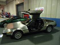 De Lorean DMC 12 auf der International Motor Show in Luxembourg am 13.12.2014
