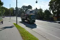 TLR 622 (Scania) fährt am 18.09.2014 durch Stockholm.