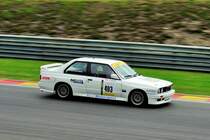 Mitzieher von Wax-Forsbach auf BMW E21 320 beim Youngtimer - Rennen am 20.07.2014, ADAC Spa Race Festival 2014.