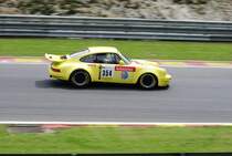 Dr. Stefan Mauss auf Porsche 911 RS mitgezogen beim Youngtimer - Rennen am 20.07.2014, ADAC Spa Race Festival 2014.