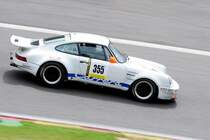 Olaf Neunkirchen auf Porsche 911 Carrera, mitgezogen beim Youngtimer - Rennen am 20.07.2014, ADAC Spa Race Festival 2014.