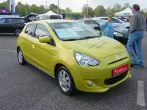 Der neue Mitsubishi Space Star auf der Automesse MG, 7.9.14