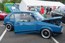 Ein VW Golf I auf der Automesse MG, 7.9.14