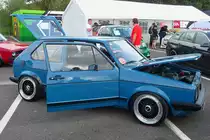 Ein VW Golf I auf der Automesse MG, 7.9.14