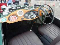 Das Cockpit des Alvis, Automesse MG, 7.9.14