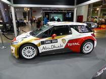 Citroen DS 3 WRC auf der International Motor Show in Luxembourg am 12.12.2014