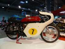 Gilera 500 GP auf der International Motor Show in Luxembourg am 12.12.2014