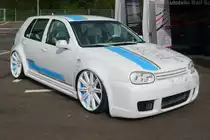 VW Golf auf der Automesse MG, 7.9.14